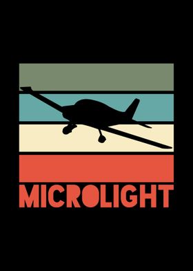 Microlight Airplane Retro