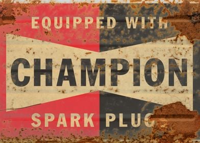 Champion Spark Plug Poster