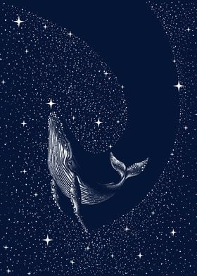 starry whale