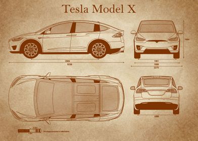 Tesla Model X 2016 old 