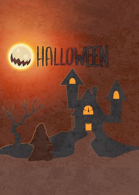 Halloween artwork style