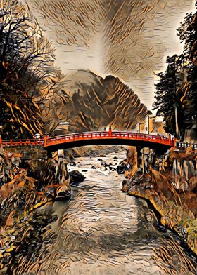 Shinkyo Bridge Nikko Japan