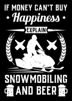 Snowmobiling And Beer