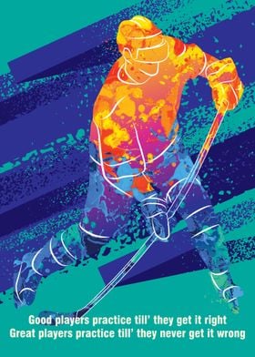  Hockey Sport Poster