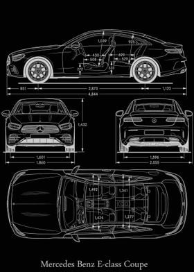 Mercedes Benz E class Coup