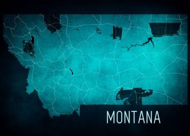 Montana State Map