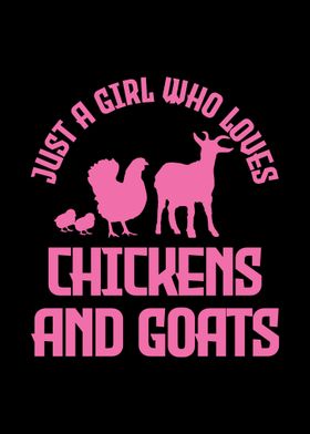 Chicken Goats Farmer