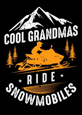 Snowmobiling Grandma