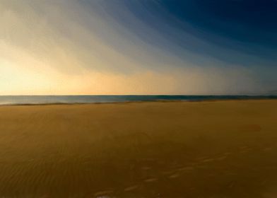 abstract deserted beach 