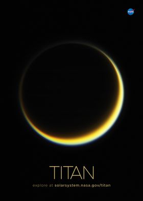 'Titan' Poster by NASA | Displate