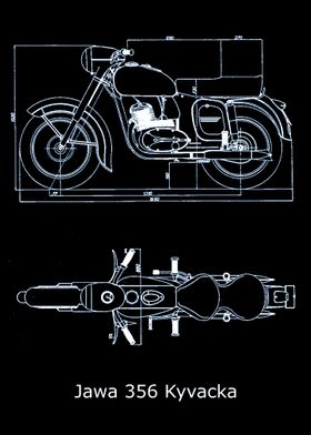 Jawa 356 Kyvacka 1956 