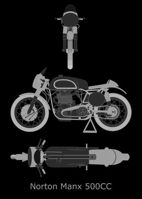 Norton Manx 500CC 1952 