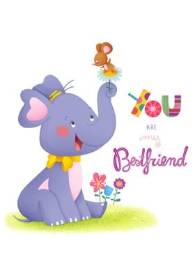 Bestfriend elephant mouse