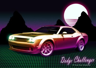 Dodge Challenger Retrowave