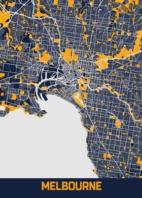 Melbourne Bluefresh Map