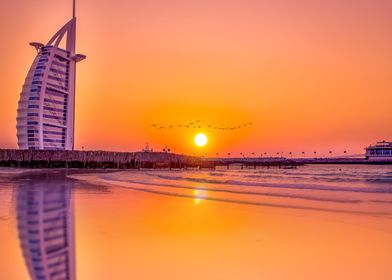 Sunset Over Dubai