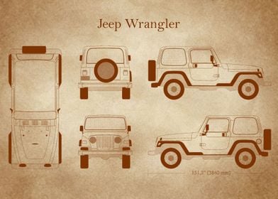 Jeep Wrangler 1995  old