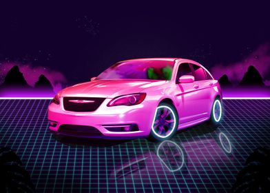 Chrysler Car Synthwave