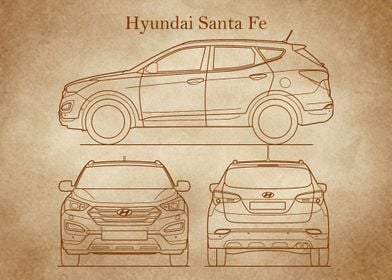 Hyundai Santa Fe 2014  old