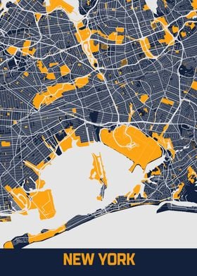 New York Bluefresh Map