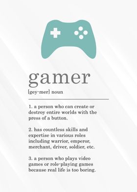 Funny Gamer Definition