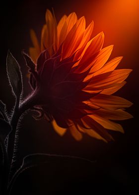 Sunflower sunset 