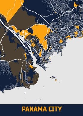 Panama City Bluefresh Map