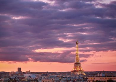 Parisian sunset 