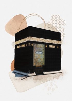 kaaba mosque islamic art