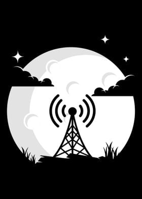 Radio Moon HAM Radio Gift 