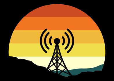 Radio Sunset HAM Radio Gif