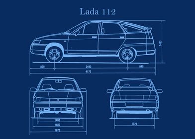 Lada 112 Blueprint