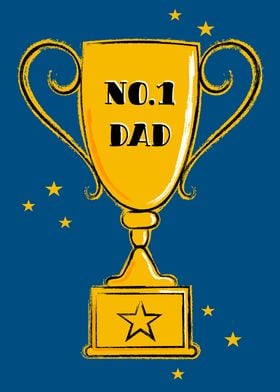 No1 Dad Trophy