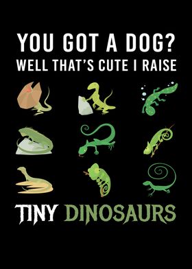 Got A Dog Tiny Dinosaurs