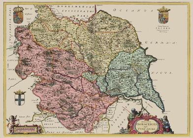 Yorkshire 1662 Joan Blaeu