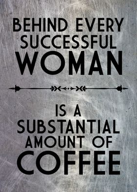 BEHIND WOMAN COFFEE