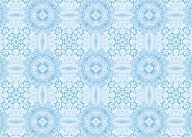 Blue Marble Mosaic Pattern