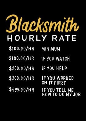 Blacksmith Hourly Rate