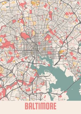 Baltimore Chalk Map