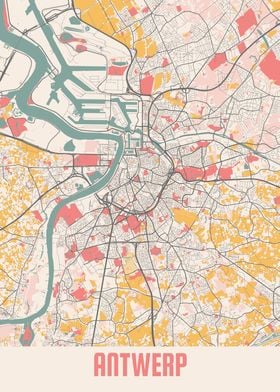 Antwerp Chalk Map