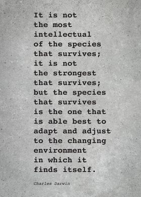 Charles Darwin Quote L013