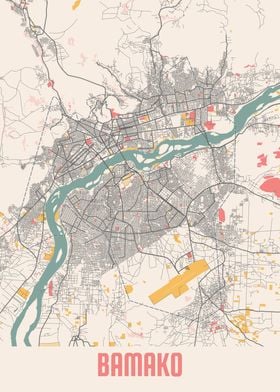 Bamako Chalk Map