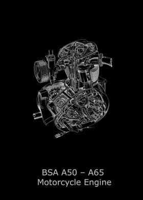 BSA  Motorcycle  Engine