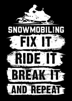 Snowmobiling