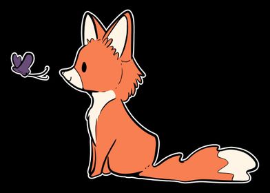 Cute Fox Animal Lover Gift