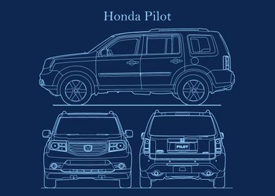 Honda Pilot 2013 Blueprint