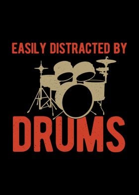 Funny Drummer Drum