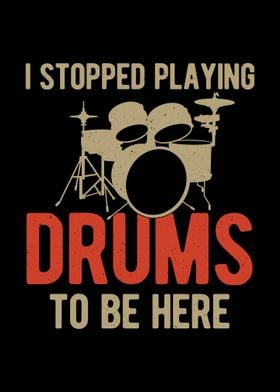 Funny Drummer Drum