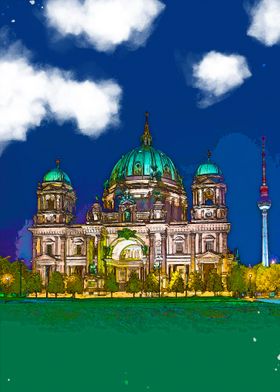 berlin in watercolor