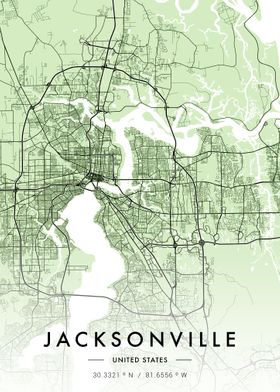 Jacksonville City Map